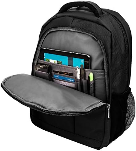 Mochila Laptop Germini para laptops e tablets de até 15,6 polegadas com compartimento dedicado de smartphone - preto
