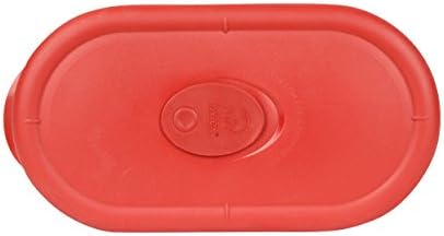 Pyrex 8300-VPC 2 xícara de tampa vermelha oblonga