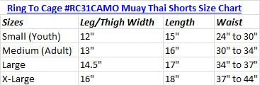 Tocar para gaiola camuflando shorts thai