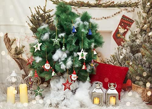 Adore por 3+ Bolas de Estrela de Natal Papai Noel Handmade Environment Friendly for Wall pendurado em casa Decorações de escritório