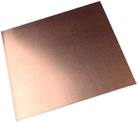 Folha de bronze Huilun Folha de cobre Folha de metal de cobre Placas de latão de 1 mm x 100 mm x 150 mm