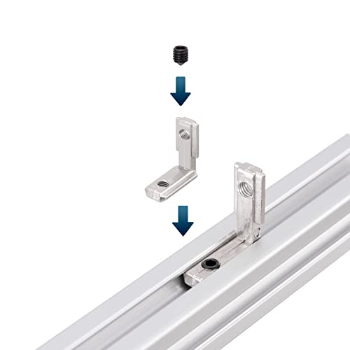 DZQ 2PCS 300mm T slot 2020 Extrusão de alumínio European Standard Anodized Linear Rail para peças de impressora 3D