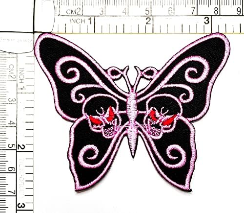 Kleenplus preto cor rosa cor de borboleta de borboleta fantasma infantil adesivo desenho animado