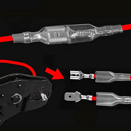 Colleoni 1 x Caixa isolada 1050 peças conector masculino 2.8/4.8/6,3 mm Terminais elétricos Terminais Conectores Kit SPADE