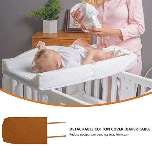 Nuobesty Baby Bassinet colchão portátil colchão portátil troca de almofada tampa unissex troca de mesa de mesa de tabela lençóis