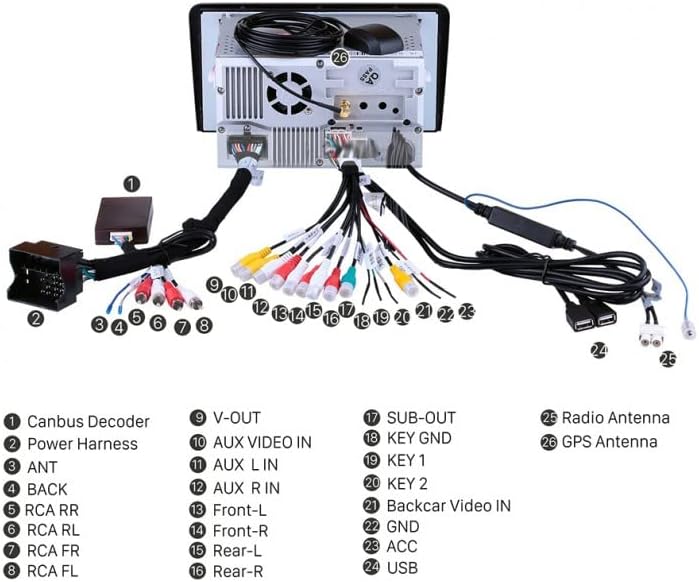 Hualingan para A4 4+64GB 7 Tela de toque Rádio estéreo Upgrade Car GPS Navigation Head Unit DVD Play