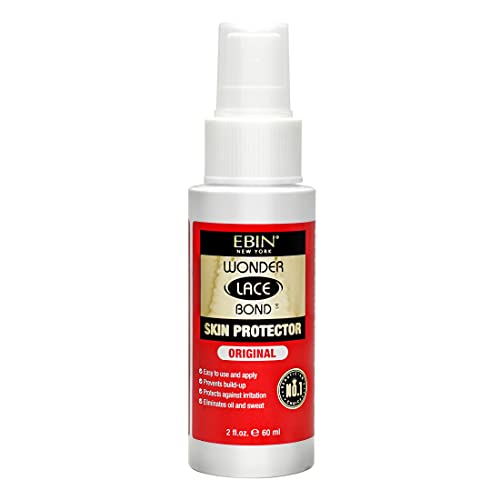 Ebin New York Wonder Lace Bond Protector Original, 2 Fl.Oz./ 60ml | Fórmula aprimorada para prevenir irritação e proteção de pele