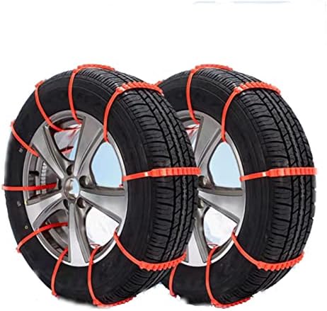 10pcs Anti Skid Snow Redes Car Rodas de pneus de inverno Correnturas de inverno Tire ao ar livre Tire emergência