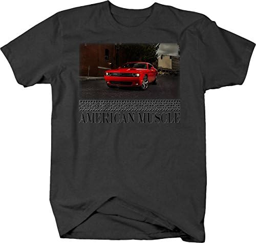 American Muscle Hotrod Challenger Red Street Scene Creme Downtown Tir