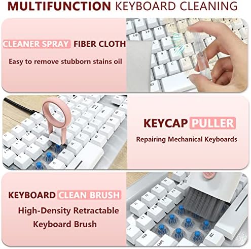 9 em 1 kit de limpeza do airpod com telas de limpeza de telas, ferramenta de limpeza de teclado para laptop para iPhone para airpod