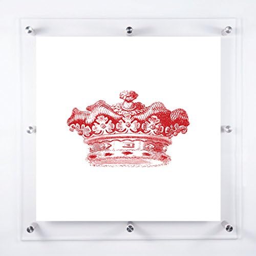 Crown Duke Scarlet, 9x9in.