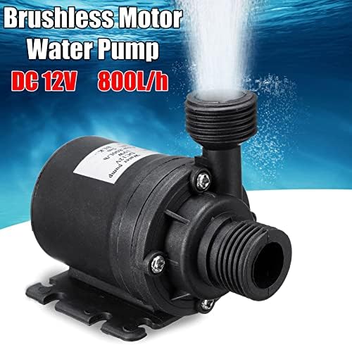 WDBBY Water Bomba Lift 5m 800l/h sem escova Submersível Bomba de água Aquário Ferramentas de jardim de tanques de peixes