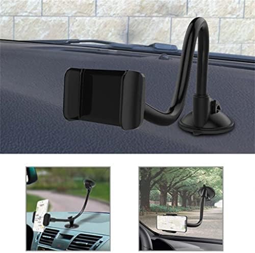 Czdyuf Long Arm Windshield Dashboard Mobile Cellphone Car Sucont Suplement 360 Rotação Suporte de carro ajustável suporte para