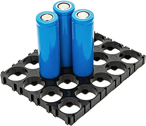 JUTAGoss 20pcs 3x6 Suporte de bateria do espaçador de células de lítio de lítio suporte de bateria 18650 para bateria fixa