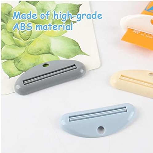 Dispensador de apertador de tubo de creme dental de 4 PCs 4 PCs, clipes de pasta de dente de plástico para banheiro, ferramenta