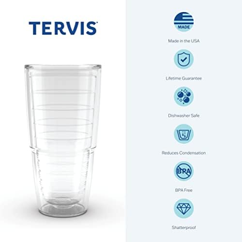 Tervis fez nos EUA Warner Brothers História de Christmas Principal Principal Tumbler Copa mantém bebidas frias e quentes, 24oz, clássicas