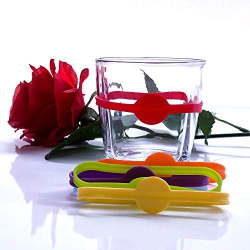 YouU Drink Markers Beer Glass Copo Vino Cocktail Coquetel Garrand Tag Marker Party Solution Drink Markers for Home Bar Party - 12 pacote