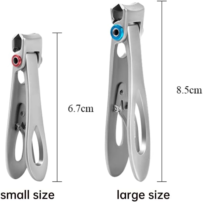 Gikos Professional unhas Antecedores de aço inoxidável Jaw largura Manicure Manicure Fingernail Cutter grossa Ferramentas