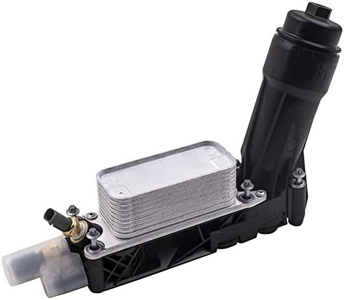 Ensun 5184294ae Filtro de alojamento do resfriador de óleo do motor com 2 substituição do sensor para 2011-2013 300