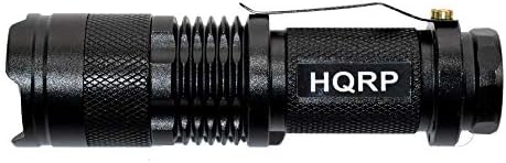 HQRP Professional 365 nm 3 watts LED pedras preciosas e inspeção mineral Identificação de fluorescência Lanterna Blacklight Blacklight
