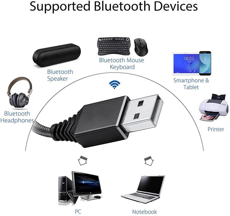 Adaptador de áudio USB a 3,5 mm Jack, adaptador de fone de ouvido USB, adaptador de áudio USB, USB para aux, placa de som USB, compatível