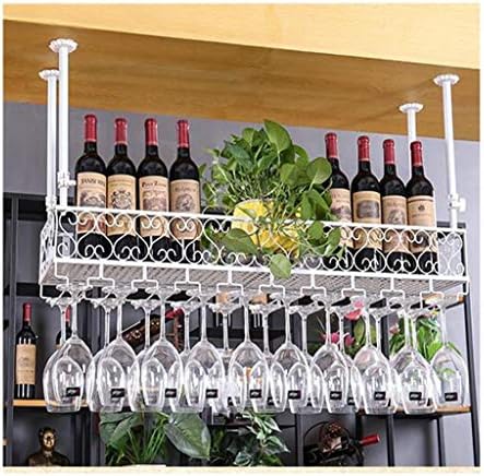 WXXGY Racks de vinho, porta -cálice, porta de vinho tinto, porta de vidro pendurado de bar, suporte de vidro suspenso