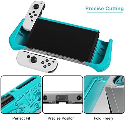 Switch OLED Case para Nintendo Turquoise ， Switch Lite Case Turqueise