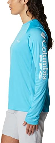 Columbia feminina pfg tidal tee ii proteção solar camisa de manga comprida