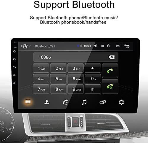 Para Mazda5 Radio 2005-2010 Cartandroid de carro 12 UNIDADE DE CABEÇA BLUETOOTH sem fio embutida UNIDADE DE NOVEMENTE IPS GPS IPS