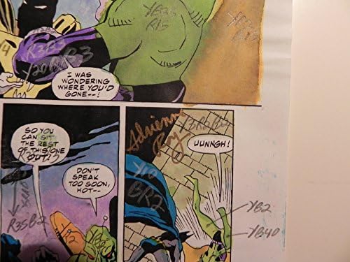 Batman Shadow Bat Part 9 Guia de cores assinada por Adrienne Roy com C.O.A PG 21