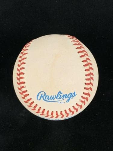 Hoyt Wilhelm Orioles Yankees assinou o oficial de beisebol oficial do Al Bobby Brown com holograma - bolas de beisebol