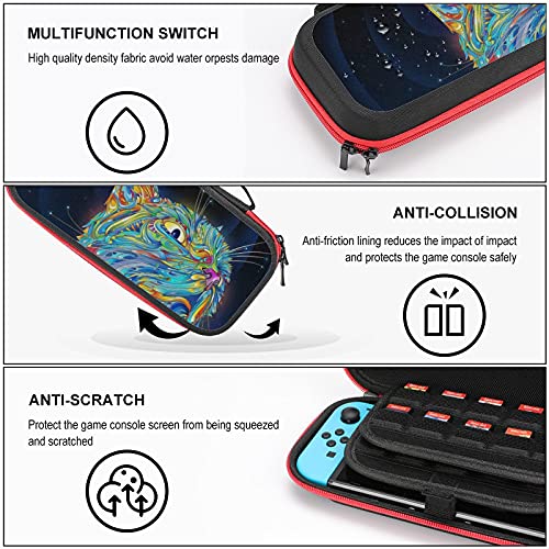 Alice Wonderland Bag, Switch Travel Transporting Case para Switch Lite Console e acessórios, bolsas de armazenamento