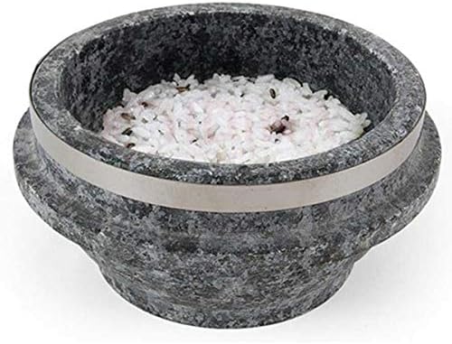 Jangsoogobdol não-bastão de caldeirão tradicional, nurungji, crosta de arroz abrasado demais coreia