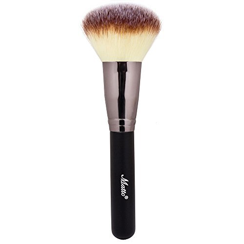 Matto Powder Mineral Brush - Brush de maquiagem para uma grande cobertura em pó mineral Fundação Mistura Buffing 1 peça