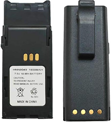 Teseko HNN9049 Substituição de bateria de rádio bidirecional para Motorola HNN9049 HNN9049A HNN9049AR HNN9049B HNN9049H HNN9050