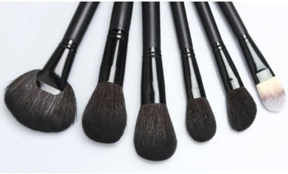 Feer 24 pincéis de maquiagem de maquiagem de madeira delineador de escova