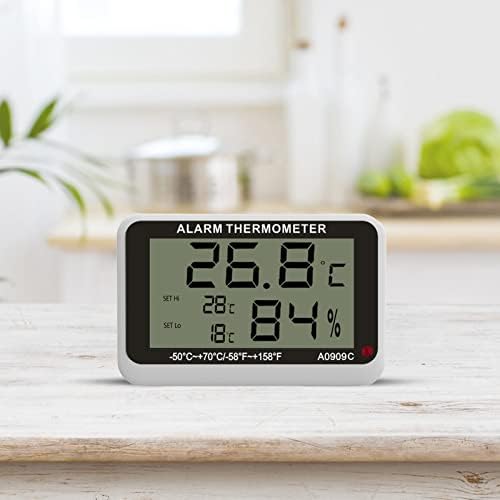 Termômetro interno do higrômetro Termômetro de umidade Termômetro da sala com temperatura do alarme Monitor de umidade para a temperatura doméstica Monitor de umidade com sensor