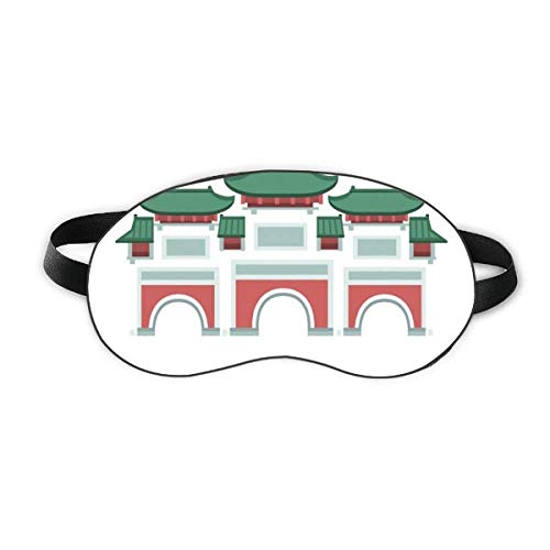 Atrações de Taiwan ConfuCius Temple Viagem Sleep Sleep Eye Shield Soft Night Blindfold Shade Cover