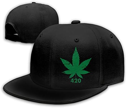 UNisex 420 Cannabis Weed Baseball Cap Hat Hat Classic Capt Cap