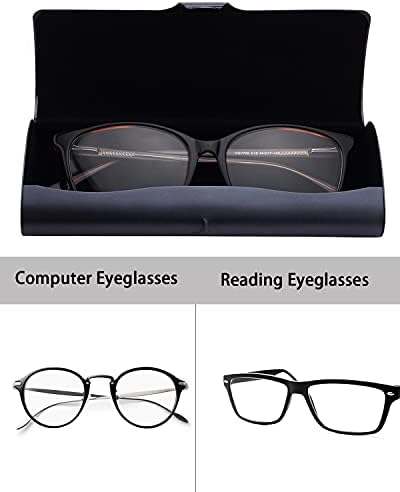 Philley Aluminium Ultra-Light Case de óculos de óculos dura perto de copos míopes para mulheres e homens