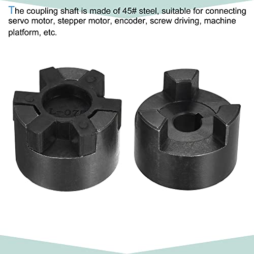 Meccanixity eixo de acoplamento flexível de 12 mm a 14 mm 54 mm x 44,5 mm junta do acoplador