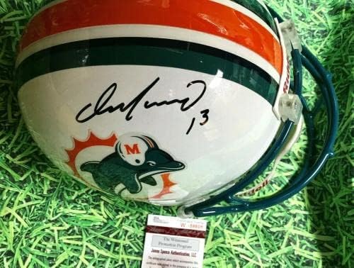 Dan Marino autografou o capacete de Miami Dolphins FS JSA - Capacetes NFL autografados