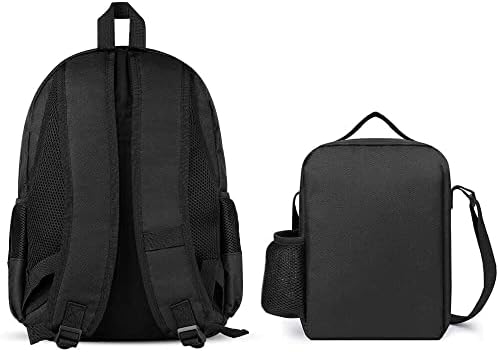 American e Brasil Flag Backpack Bag Bag Box e Lápis Case 3 Peças para meninos Meninas Meninas Menino Viagem Escolar