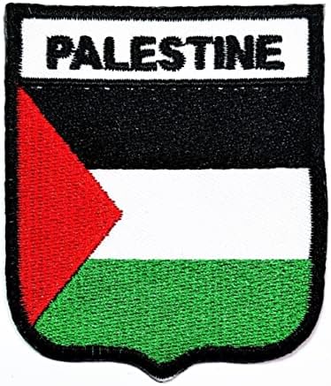 Kleenplus 3pcs. 2,6x2,3 polegadas. A bandeira da Palestina patches nacional bandeira nacional country tática militar bordada Aplique