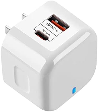 Charger de ondas de caixa compatível com Bang & Olufsen Beoplay Eq - PD Minicube, carregador de parede USB Tipo C de 20w PD