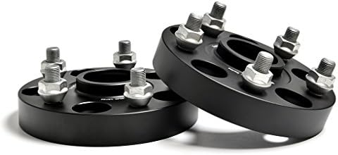 Bloxsport 2pcs 25mm / 1 '' Centric Wheel Spacers Adaptadores 5x127 Alumínio forjado 6061-T6 para Wrangler Grand Cherokee SRT-8