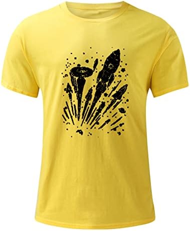 Tamas de manga curta do soldado masculino do ZDDO para homens, t-shirt de impressão gráfica engraçada camisetas de verão