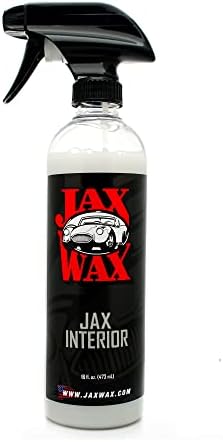 Jax Cax Leather Magic Professional One Step Leather Cleaner e Condicionador, Limpador de interiores de carro e barco, Limpador de couro de carro - 16 onças