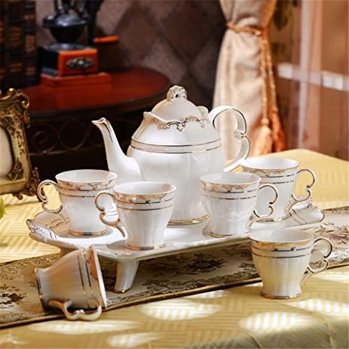 Lkyboa nórdico dourado com bandeja inglesa conjunto de água conjunto de chá de água copo de café suprimentos de cozinha doméstica