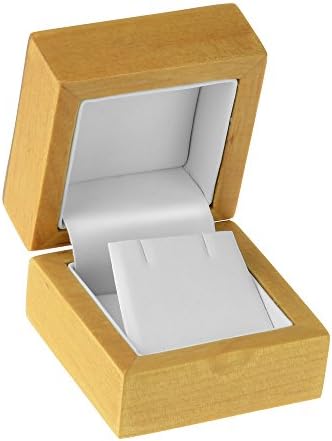 GEFF HOUSE Maple Wood Breathing Jewelry Gift Box